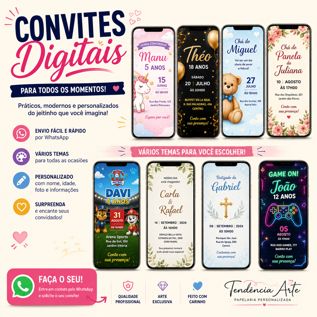 CONVITES DIGITAIS