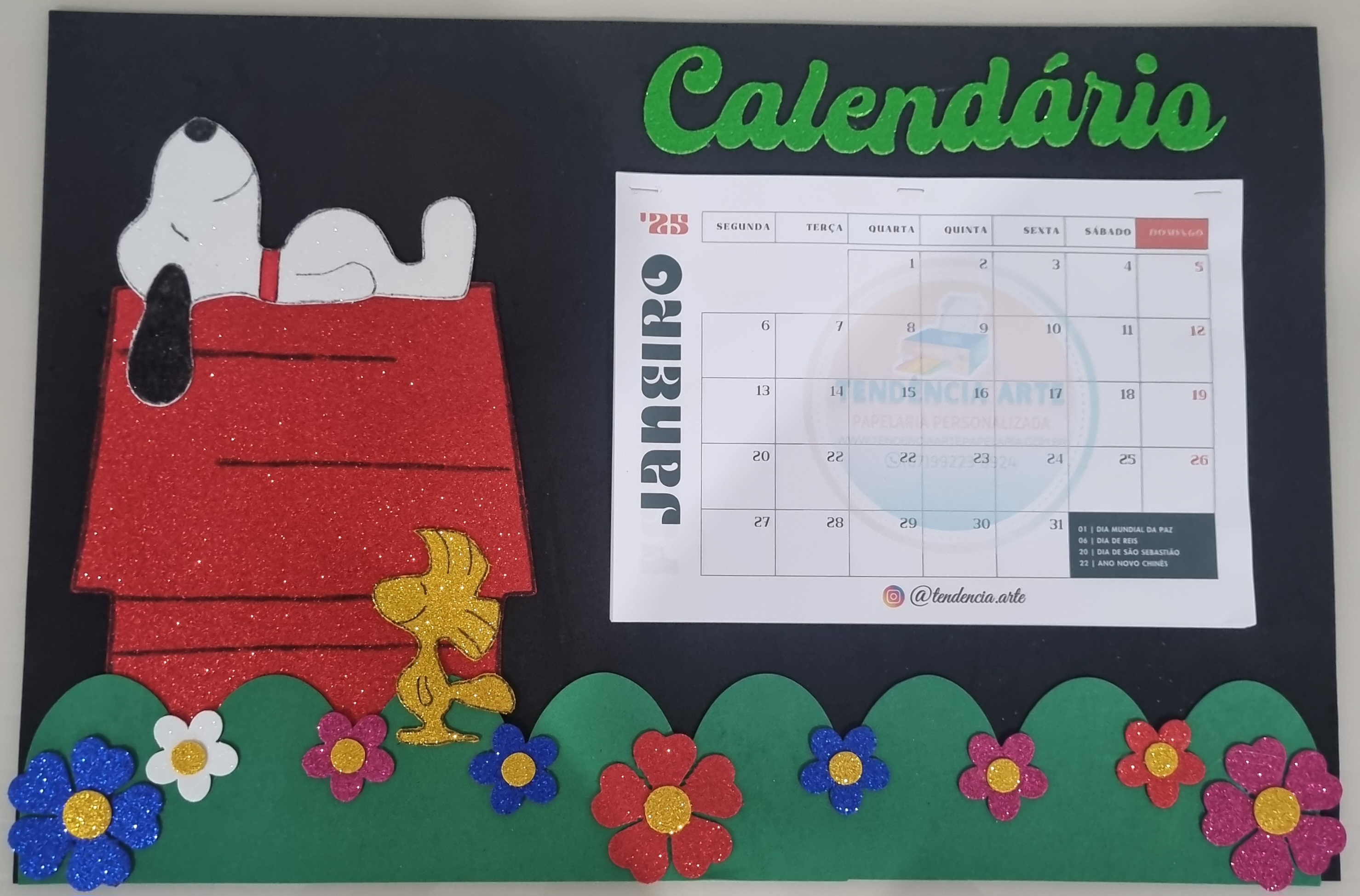 Painel Calendário