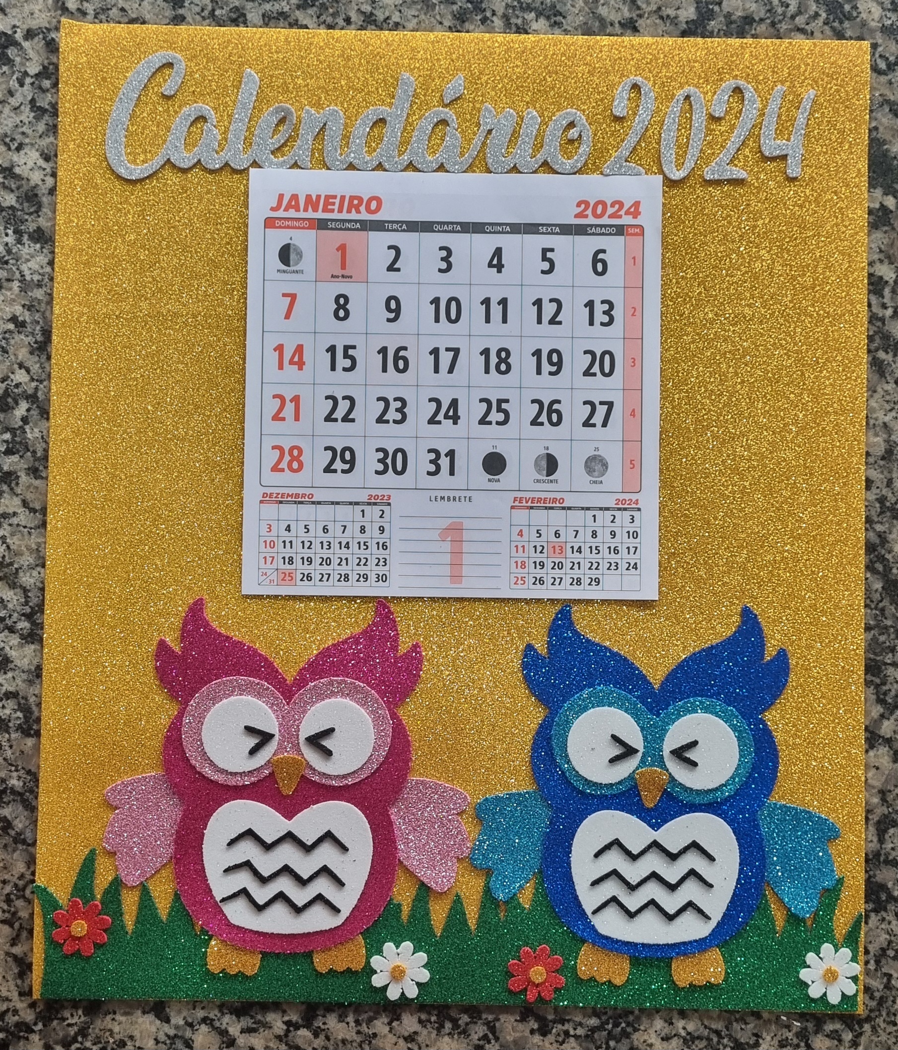 Painel Calendário