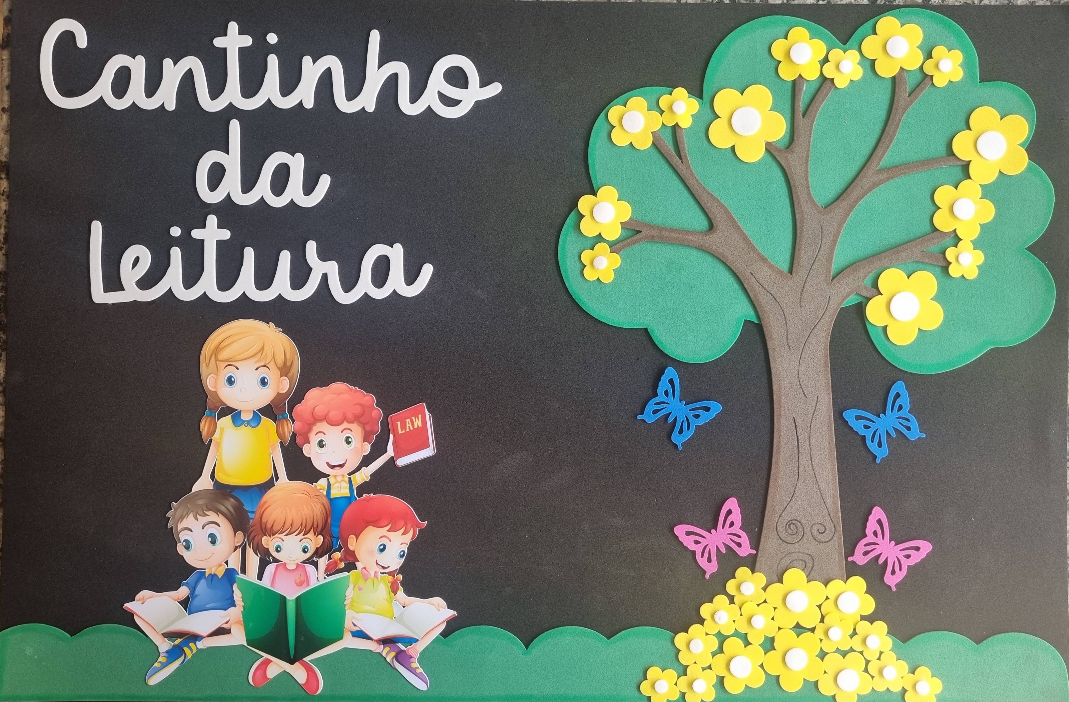 Painel Cantinho Da Leitura