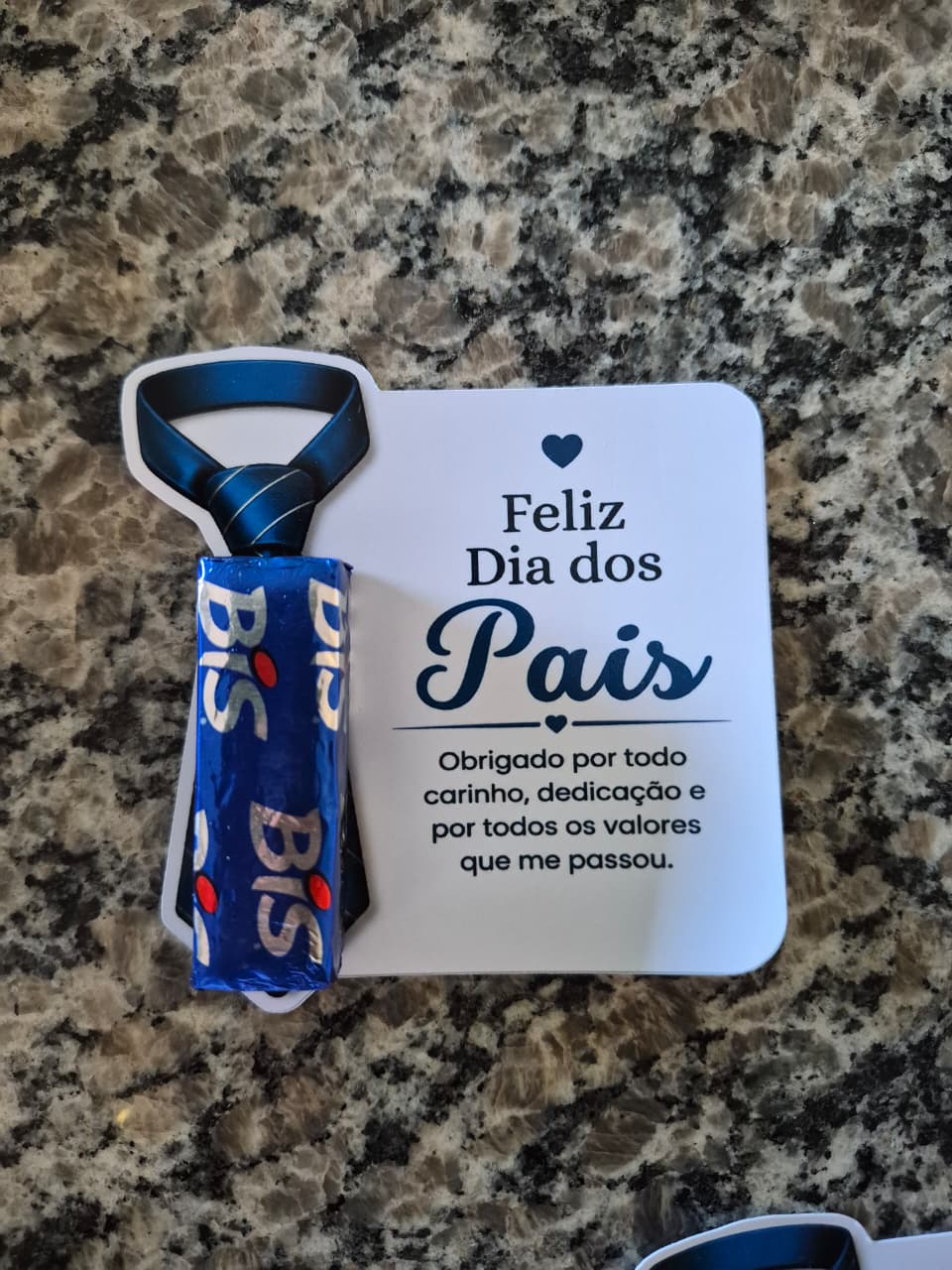 Lembrancinha Card Com 1 Bis