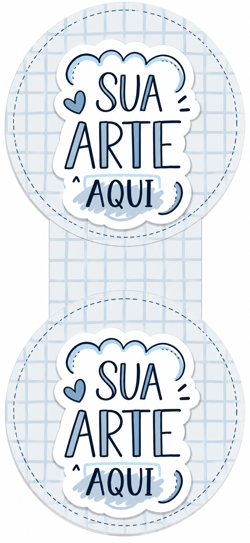 Adesivo Lacre Para Sacolas (Sua Arte Aqui)