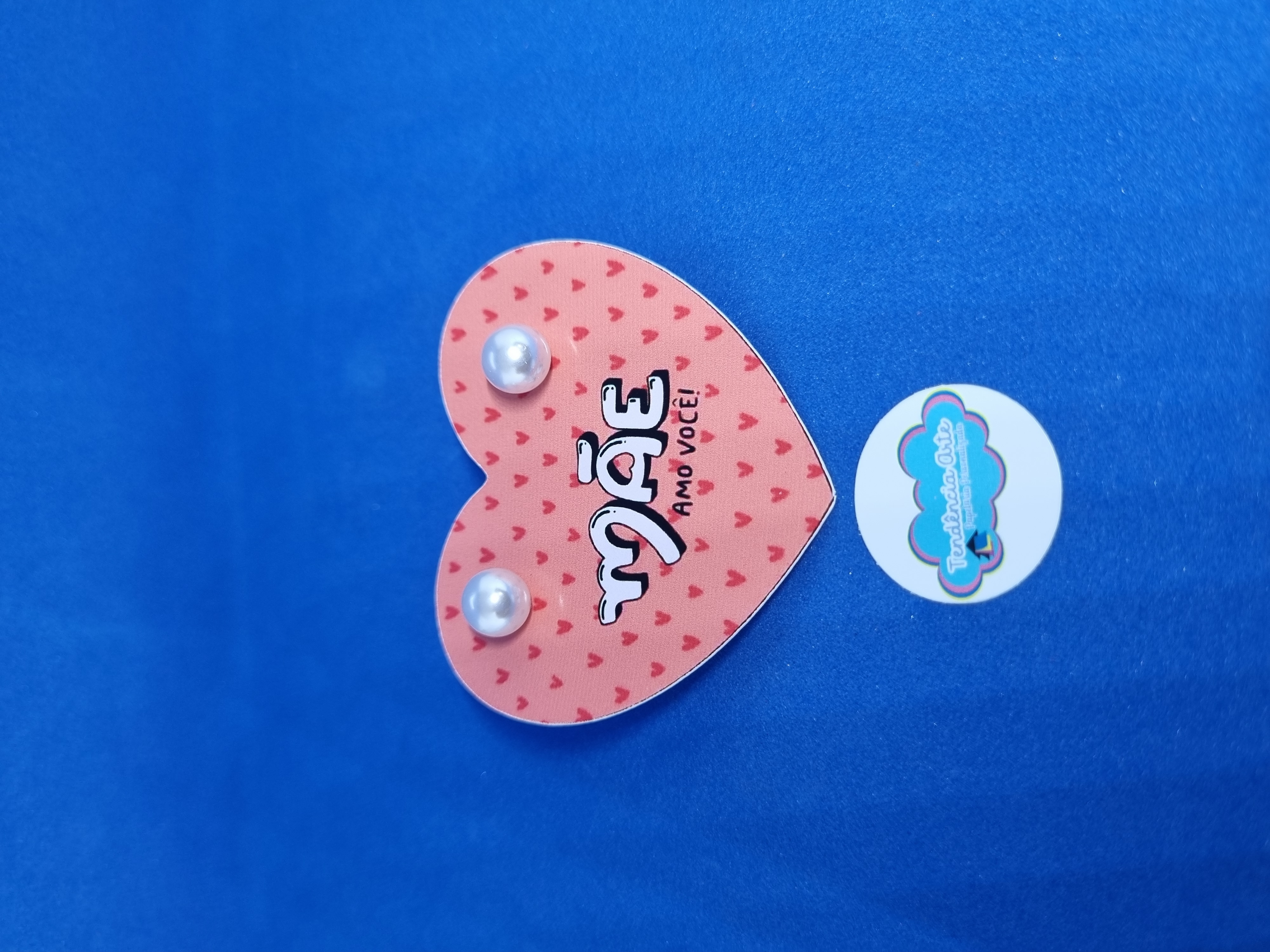Lembrancinha Card Com Brinco Pérola