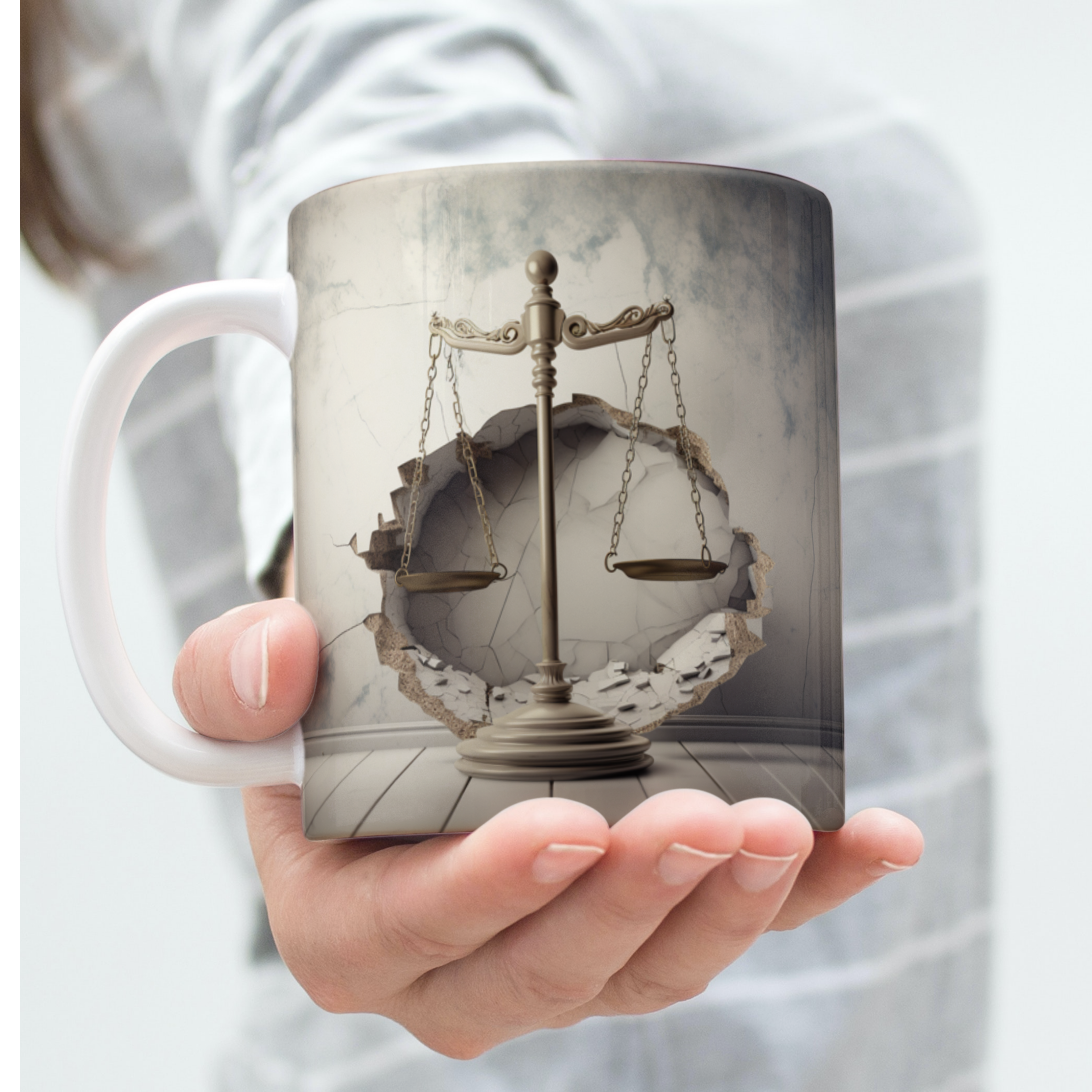 Caneca Advogado 3D