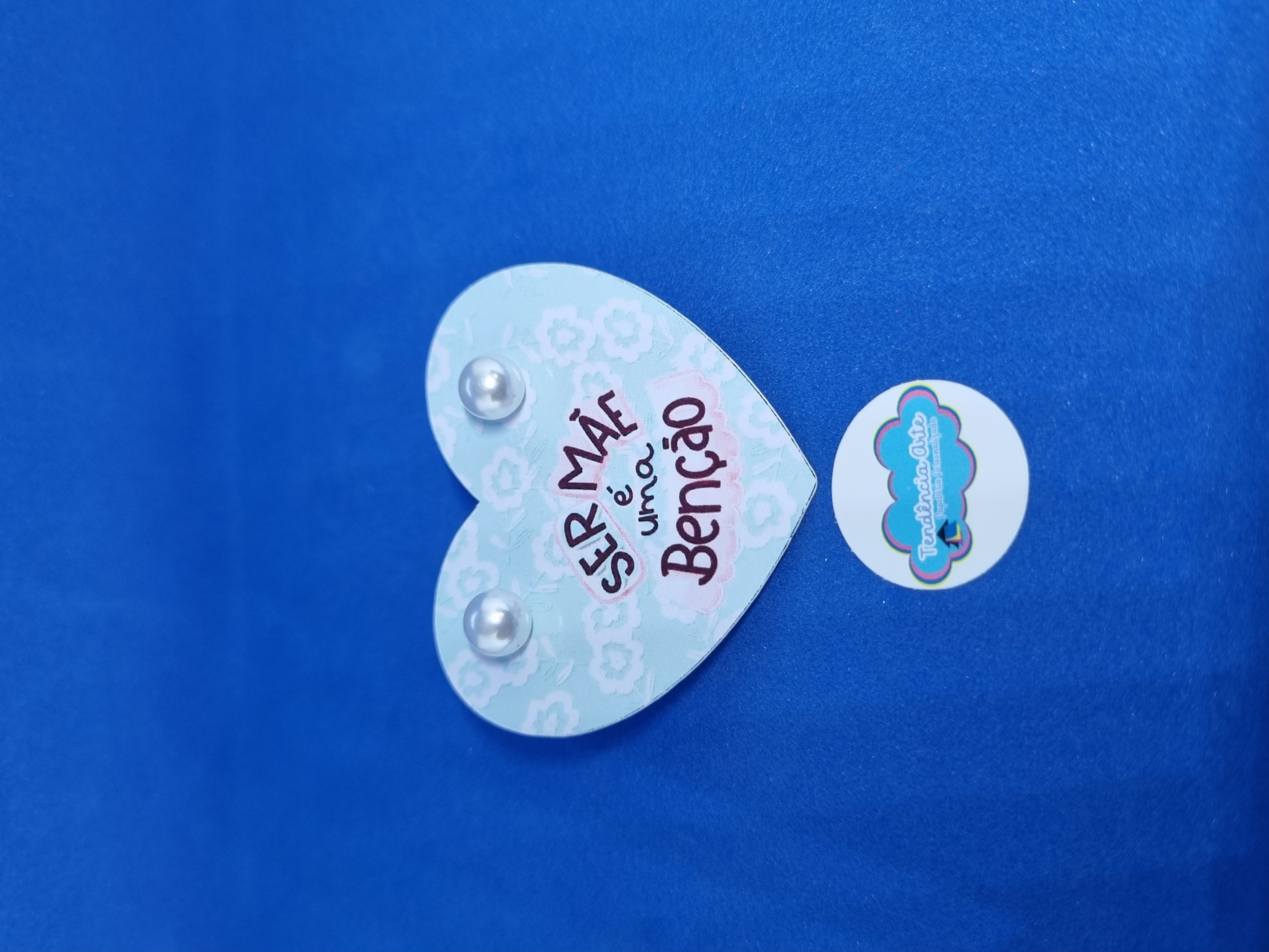 Lembrancinha Card Com Brinco Pérola